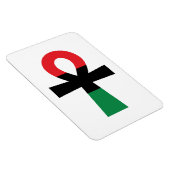Rood, zwart en groen Ankh Magneet (Rechterzijde)