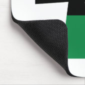 Rood, zwart en groen Ankh Muismat (Hoek)