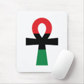 Rood, zwart en groen Ankh Muismat (Met muis)