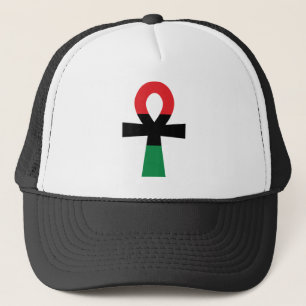 Rood, zwart en groen Ankh Trucker Pet