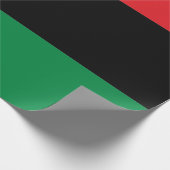 Rood, zwart en groen cadeaupapier (Hoek)