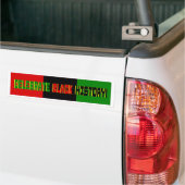 Rood, zwart en groen gebanner vieren bumpersticker (Op Truck)