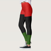 Rood, zwart en groen leggings (Links)