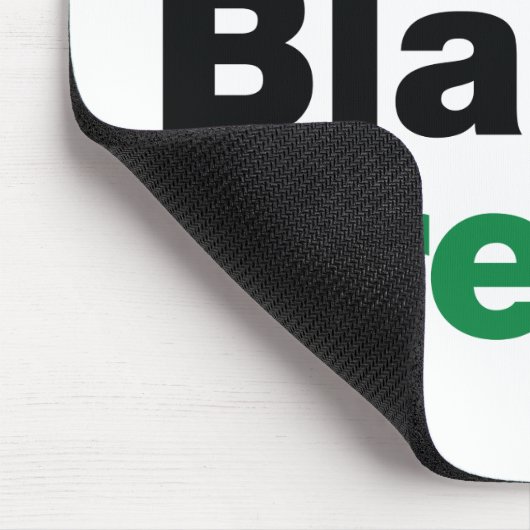 Rood, zwart en groen. muismat (Hoek)