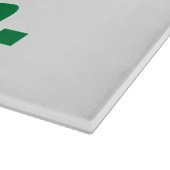 Rood, zwart en groen. snijplank (Hoek)