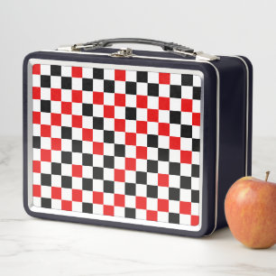 Rood Zwart en Wit Geruit