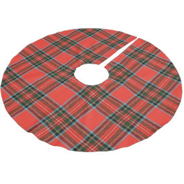 Rood zwart en wit geruit patroon kerstboom rok
