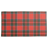 Rood zwart en wit geruit patroon stijl kussensloop (Voorkant-Rechts)
