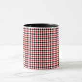 Rood Zwart en Wit Gingham Karo Mok (Midden)
