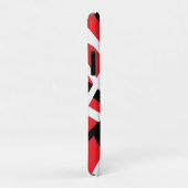 rood, zwart en wit grafisch ontwerp Case-Mate iPhone case (Achterkant/rechts)
