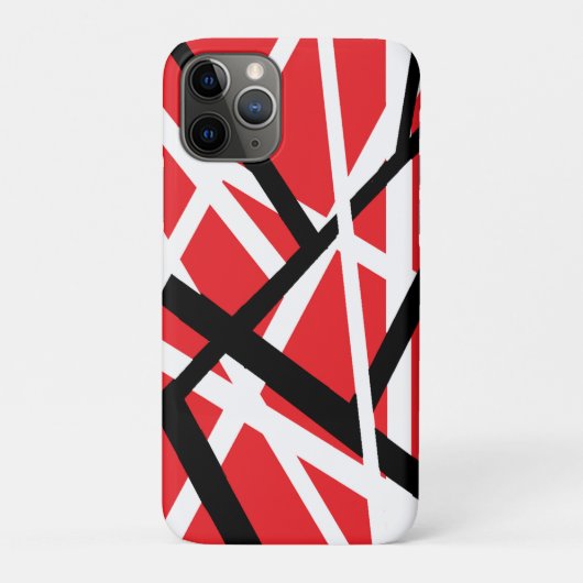rood, zwart en wit grafisch ontwerp Case-Mate iPhone case (Achterkant)