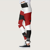 Rood zwart en wit leggings (Links)