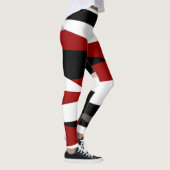 Rood zwart en wit leggings (Rechts)