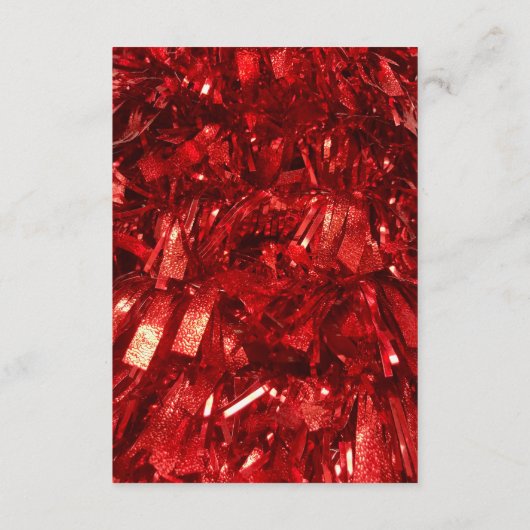 Rood Zwart en Wit Modern Kerstmis Bruiloft Informatiekaartje (Achterkant)