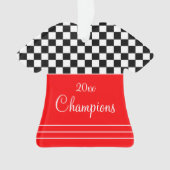 Rood zwart en wit ornament (voorkant)