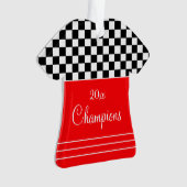 Rood zwart en wit ornament (voorkant)