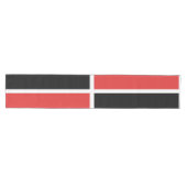 Rood, Zwart en Wit Patroon Medium Tafelloper (Horizontaal)