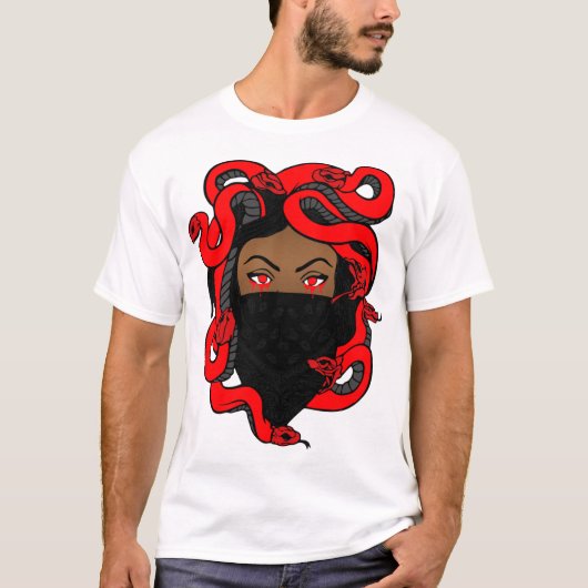 Rood zwart en wit shirt (Voorkant)