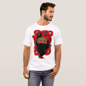 Rood zwart en wit shirt (Voorkant volledig)