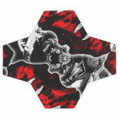 Rood Zwart en Wit Voetbal (Enkel)