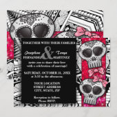 Rood zwart en witte suiker kaart (Voorkant / Achterkant)