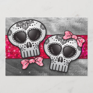 Rood zwart en witte suiker kaart