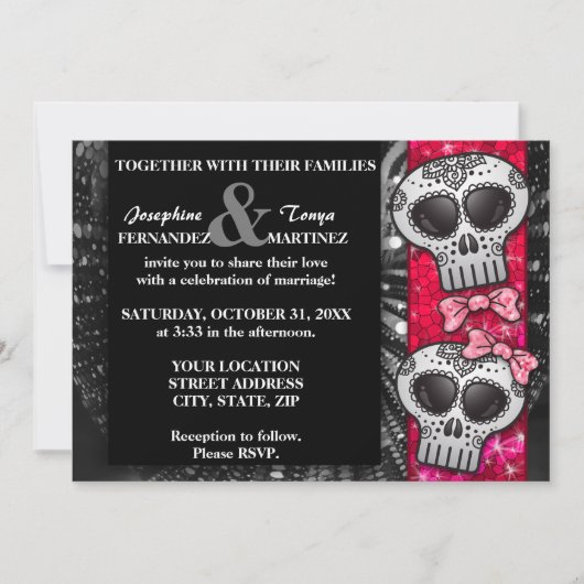 Rood zwart en witte suiker kaart (Voorkant)