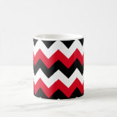 Rood Zwart en Witte Zigzag Koffiemok (Center)