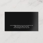 Rood Zwart Fitness Personal Trainer Bodybuilding Visitekaartje (Achterkant)