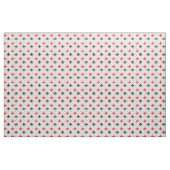 Rood Zwart Fleur De Lis Stof (Yard (91,4 cm))