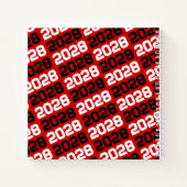 Rood & Zwart Foto Afstuderen Gastenboek Notitieboek (Achterkant)