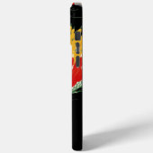 ROOD ZWART GEEL ABSTRACTE JAPANSE BLOEM Case-Mate iPhone CASE (Achterkant / Links)