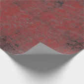 rood zwart gegoten textiel cadeaupapier (Hoek)