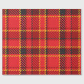 Rood zwart-gele patroon cadeaupapier (Vlak)