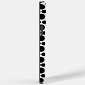 Rood zwart geometrisch Case-Mate iPhone case (Achterkant / Rechts)