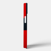 Rood & Zwart Geometrische Energie ⚫ Krachtige Abst Case-Mate iPhone Case (Achterkant / Rechts)