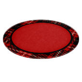 Rood zwart gerimpeld snijplank (Hoek)