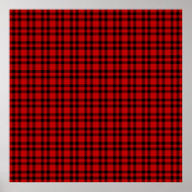 Rood zwart geruit patroon