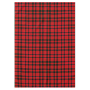Rood zwart geruit patroon tafelkleed