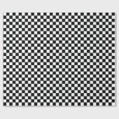 Rood & Zwart Geruit |Race Auto Thema Cadeaupapier (Vlak)