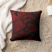 Rood & Zwart Gotisch Kussen (Deken)
