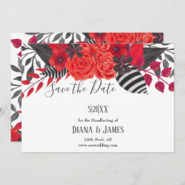 Rood & Zwart | Gotische Glam Save the Date
