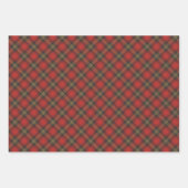 rood zwart goud diagonaal vlakglas inpakpapier vel (Voorkant)