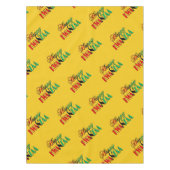 Rood Zwart Groen Geel Typografie Happy Kwanzaa Tafelkleed (Voorkant)