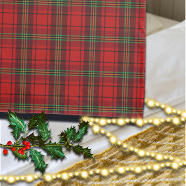 Rood Zwart Groen Gezellige Plaids Kussensloop