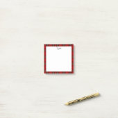 Rood Zwart Groen Gezellige Plaids Post-it® Notes (Op bureau)