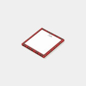 Rood Zwart Groen Gezellige Plaids Post-it® Notes (Schuin)