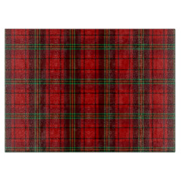 Rood Zwart Groen Gezellige Plaids Snijplank