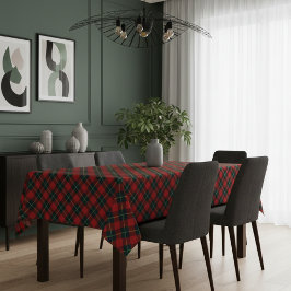 Rood, Zwart & Groen Patroon Eettafelkleed Tafelkleed