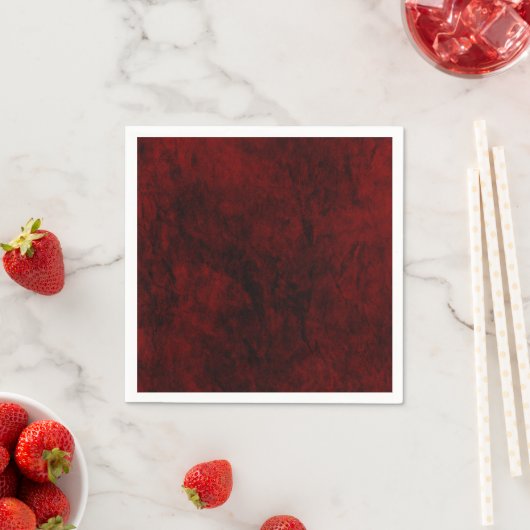 Rood & Zwart Grunge Gothic Servet (Insitu)